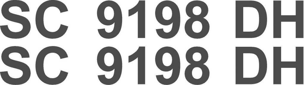 Lavonne's 3" Custom Boat Numbers