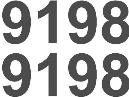Lavonne's 3" Custom Boat Numbers