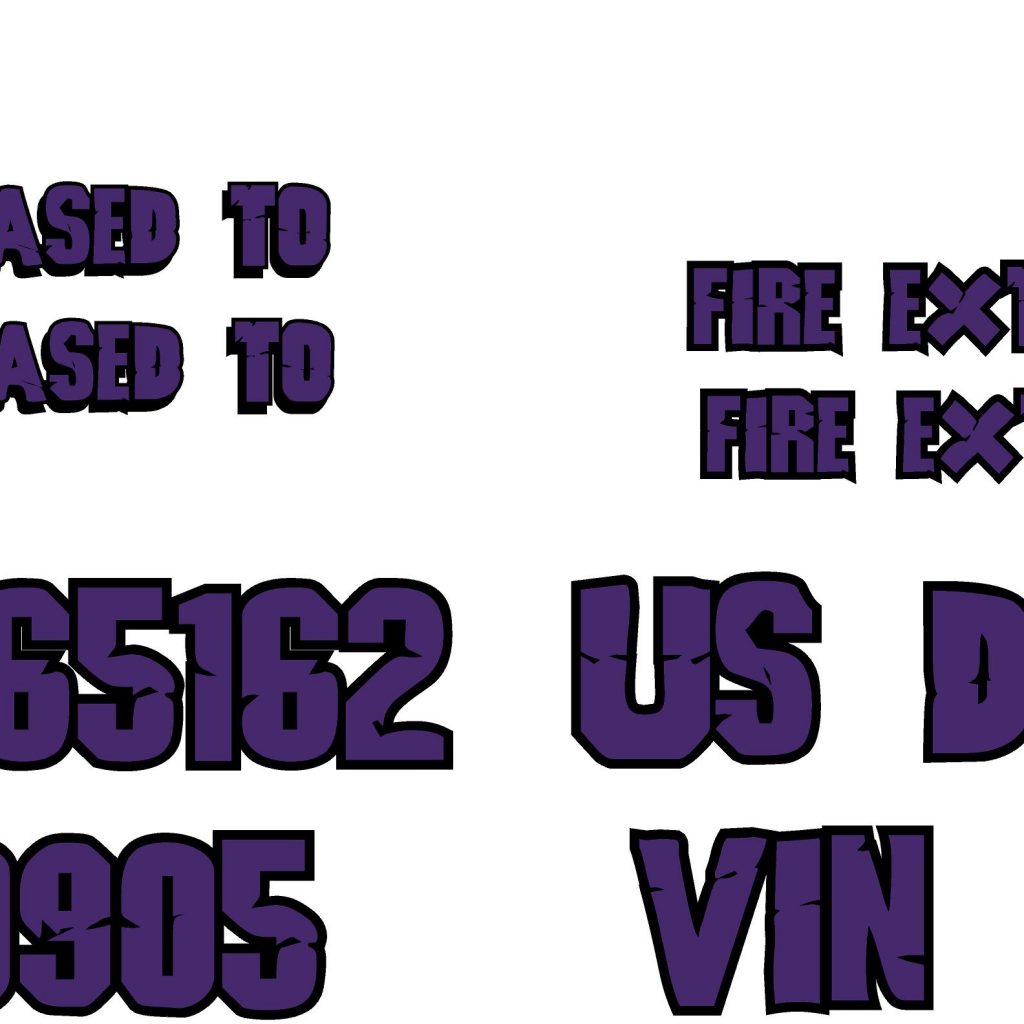 Custom Truck Lettering