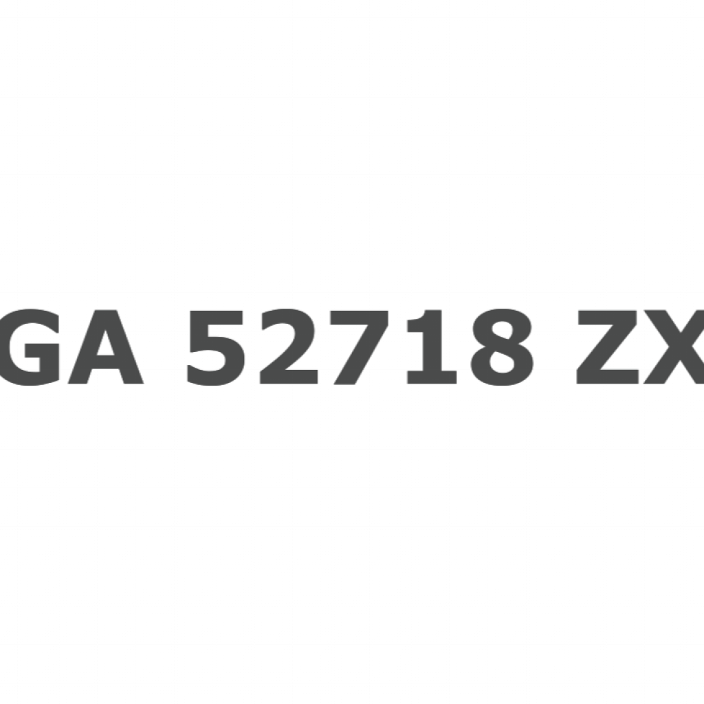 GA 52718 ZX