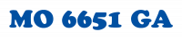 MO 6651 GA