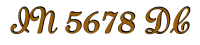 IN 5678 DC