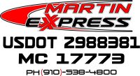 Martin Express Truck Lettering