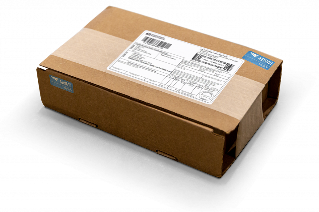 International shipping charge for up to 20 pounds $48.95