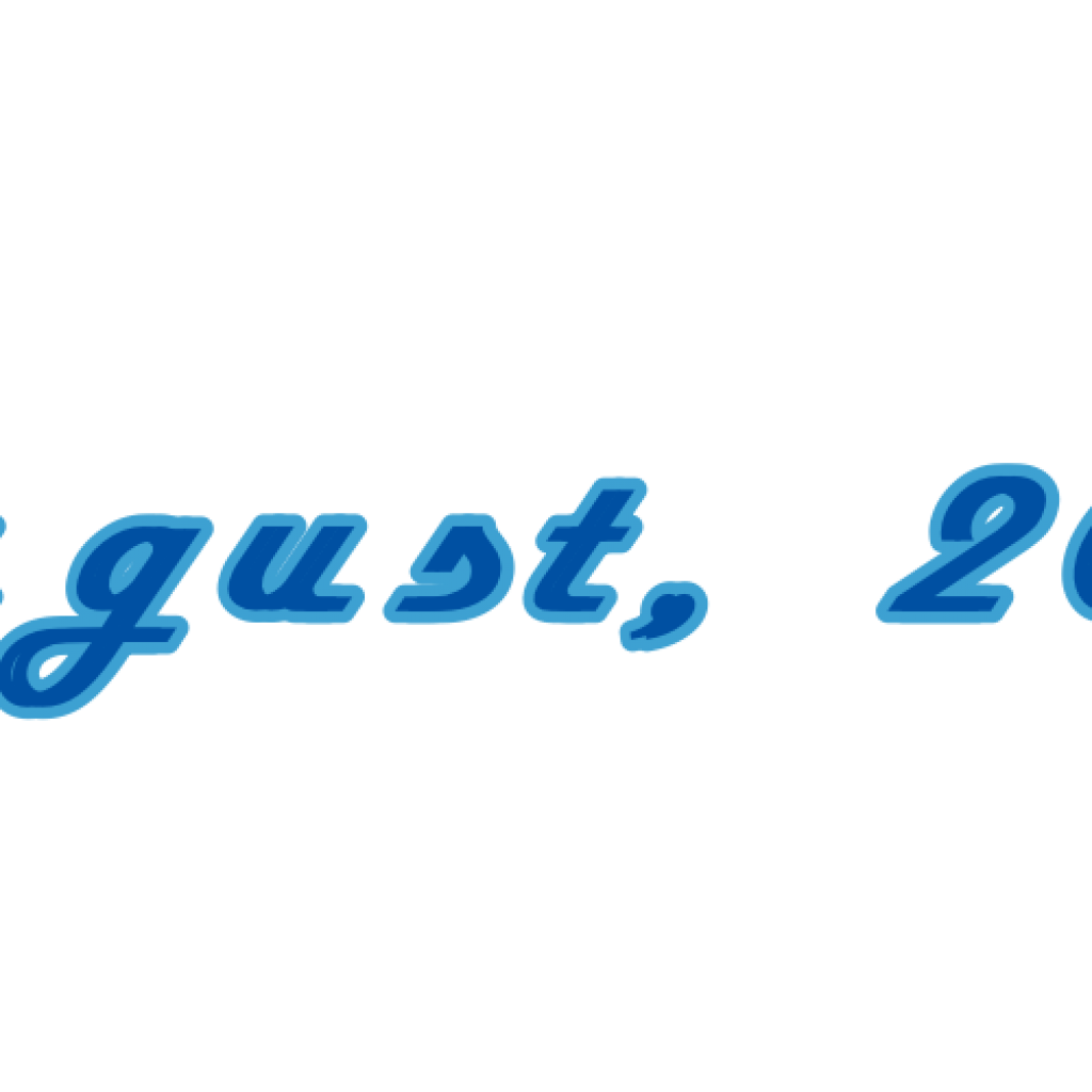 August, 2020