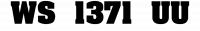 WS 1371 UU