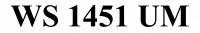 WS 1451 UM