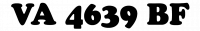 VA 4639 BF