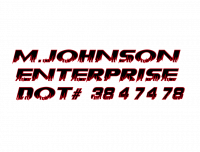 M.Johnson
Enterprise
DOT# 3847478