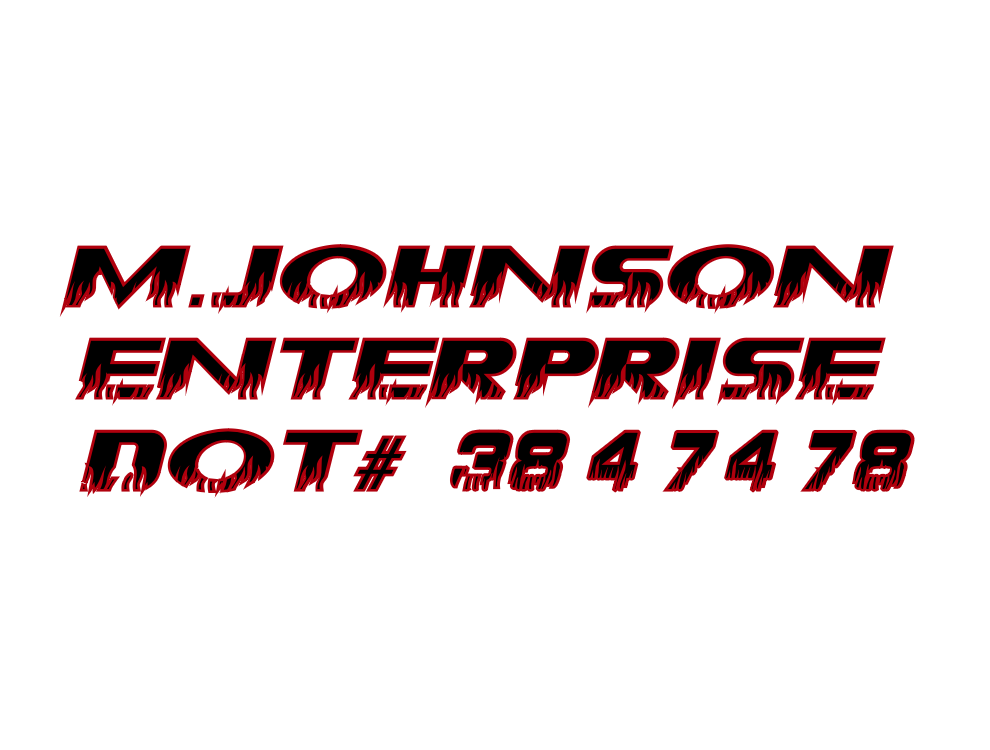 M.Johnson 
Enterprise 
DOT# 3847478