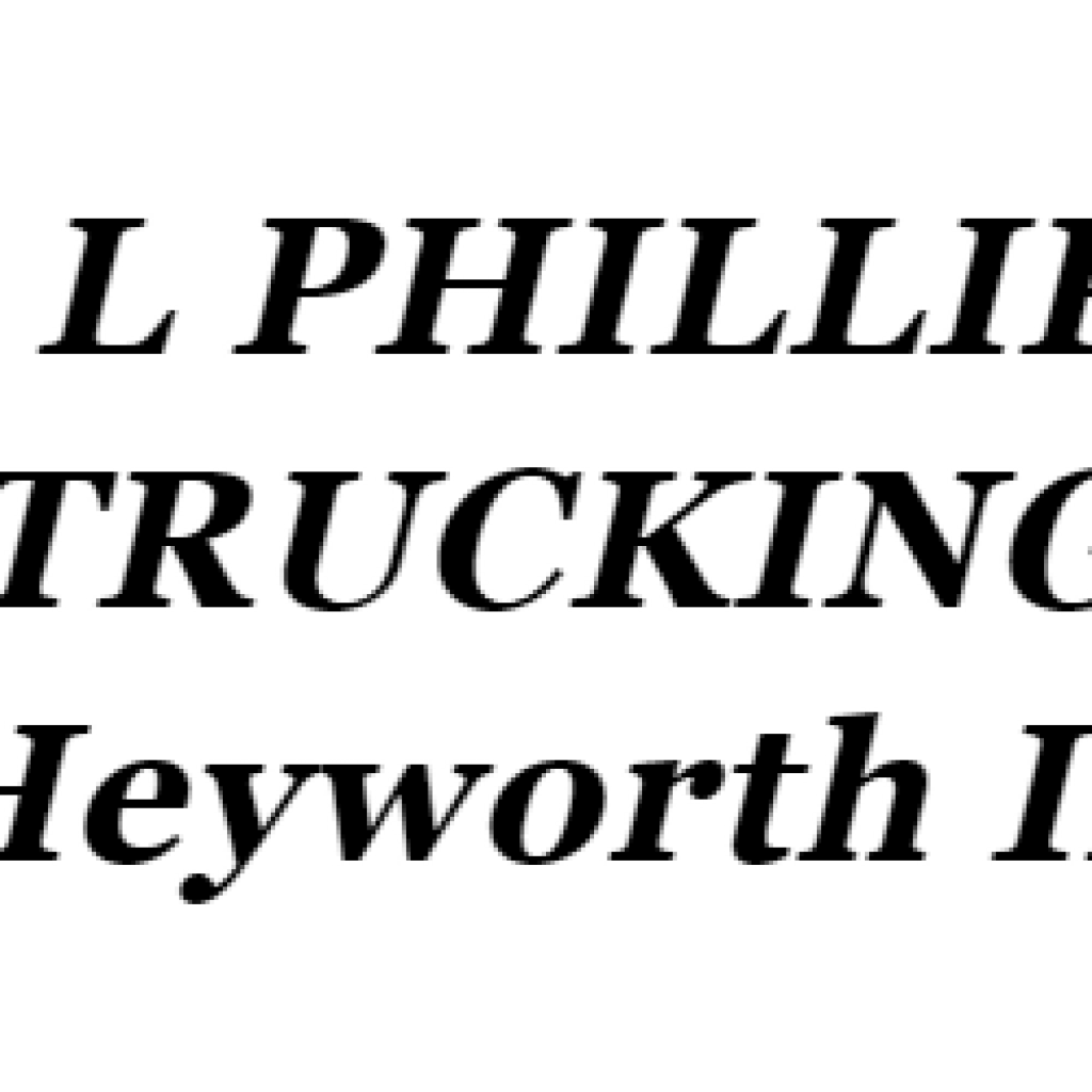 R L PHILLIPS
TRUCKING
Heyworth IL