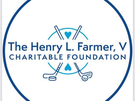 Henry L. Farmer Foundation White Blue logo
