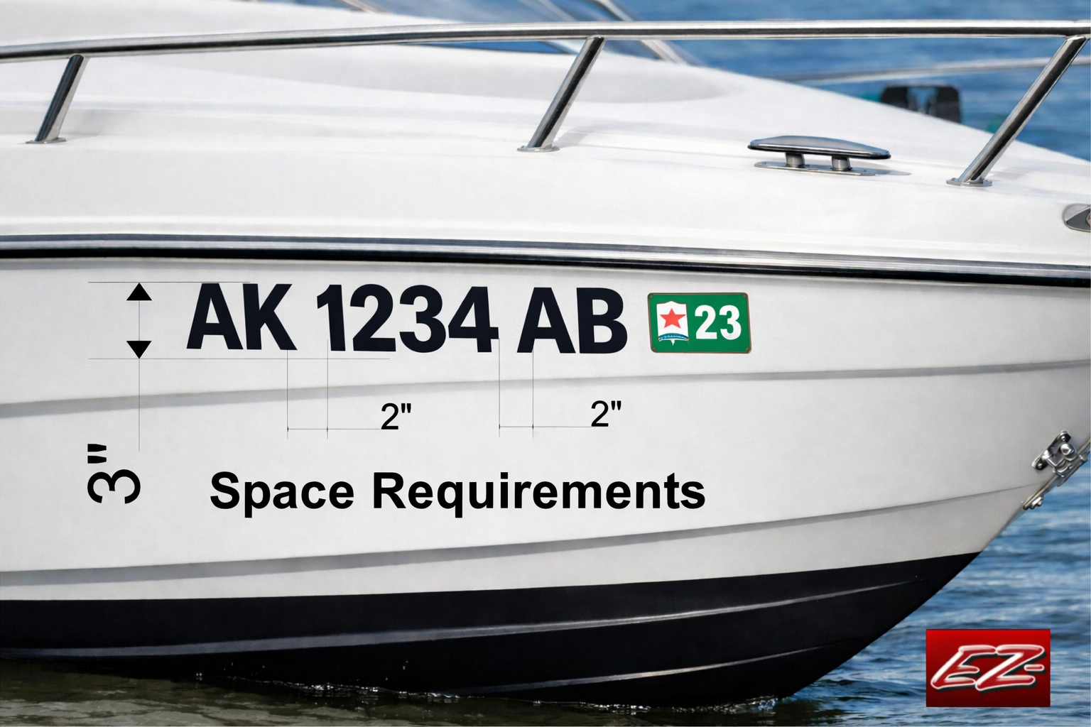 Alaska boat registration number example