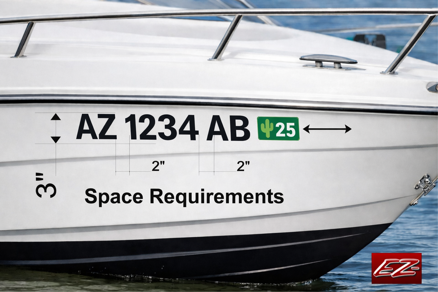 Arizona boat registration number