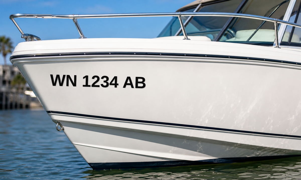Washington boat registration number example
