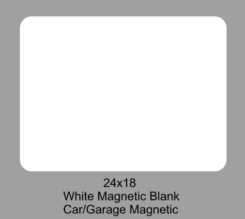 Blank custom 24x18 magnets