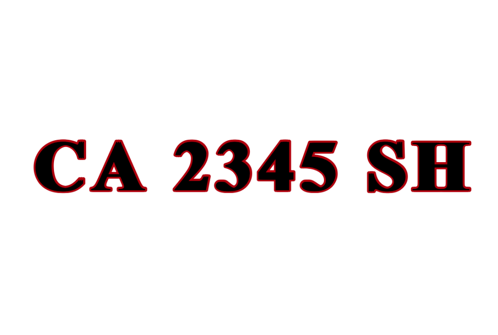 CA 2345 SH