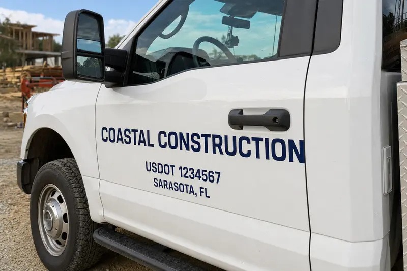 Coastal Construction — Fleet Lettering